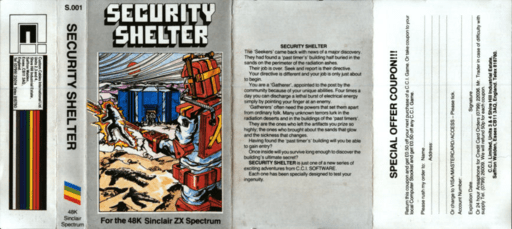 Security Shelter box art for ZX Spectrum